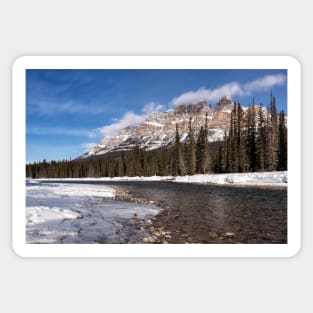 Floating Above the Peaks Sticker